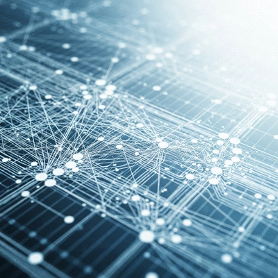 Abstract representation of global financial regulations impacting a decentralized blockchain network