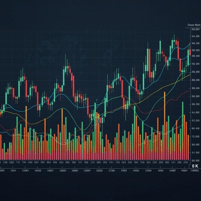 Chart depicting economic indicators influencing crypto market trends